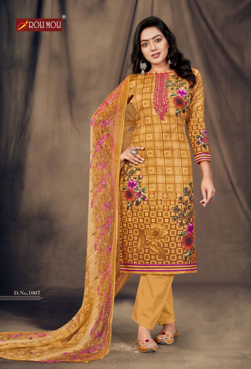 Roli Moli Mallika 8 Exclusive Daily Wear Cotton Printed Designer Dress Material Collection